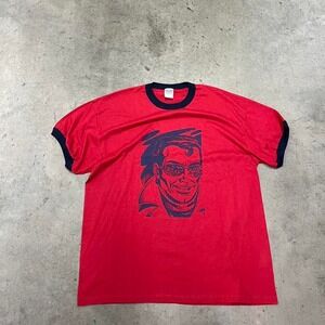 Vintage‎ Y2K marvel man ringer tee shirt